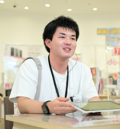 お客様の笑顔が嬉しいです！